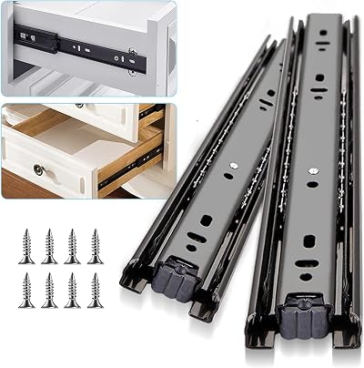YENUO Soft Close Drawer Runners 400mm Full Extension 45kg Pair