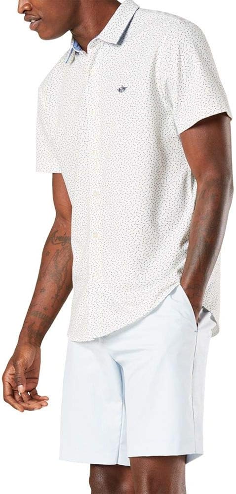 Dockers Men's Short Sleeve Smart 360 Ultimate Button Up Flex Shirt at  Men’s Clothing store