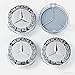 Mercedes Benz Wheel Center Caps - Set of 4 - Dark Blue - New - Mercedes Benz Wheel Caps - 75mm / 3 Inch – Mercedes Wheel Center Cap – Mercedes Center Caps - Mercedes Wheel Caps - MB Wheels Center Cap
