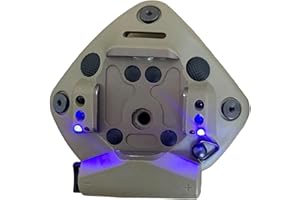 OKYASS ABS Plastic Universal NVG Night Vision Shroud Mount Base 1 or 3 Holes with Lamp for ACH MICH PASGT CVC NV Helmet for Tactical Paintball Airsoft