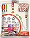Space Saver Vacuum Storage Bags - 10 Premium Travel Space Bags - Bag Size: Jumbo & Large - 2X Sealed Compression Plastic Bags For Clothing Storage, Clothes bedding & Packing - DIBAG