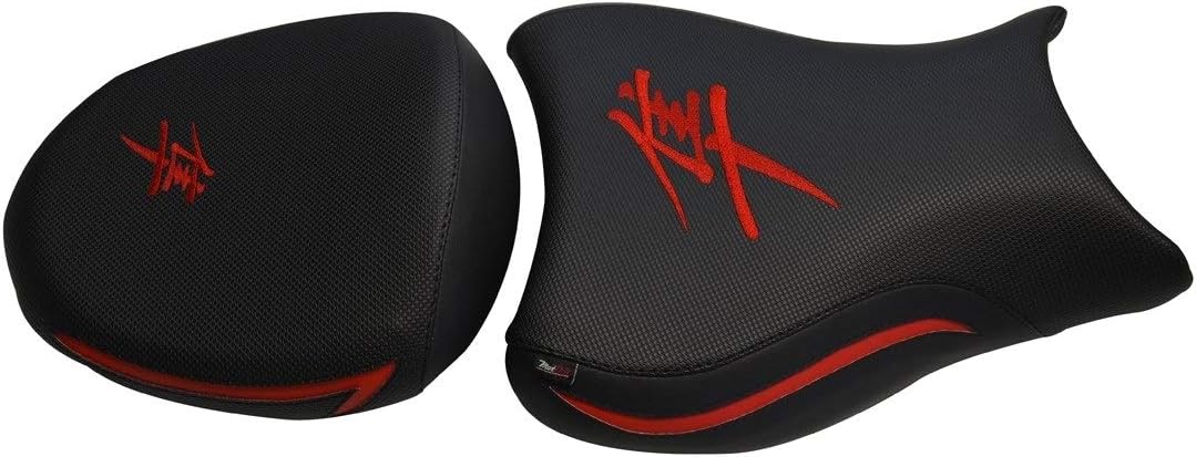 Suzuki GSXR 1300 Hayabusa '08-'12 seat cover black-red