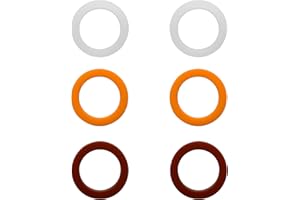 AIRBANK Electric Paddle Board Pump Replacement Rubber Washer, O-Rings Valve Adapter 6 Packs