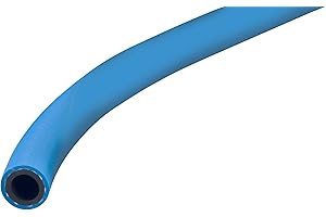 Kuriyama Kuri Tec K1136 Series Multi-Purpose Air and Water Hose, 300 psi, 100' Length x 1/2" ID, Blue