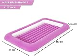 Elex Trendi Kid Airbed with Bumper Pink Blue Junior Camping Bed Electric Pump view 4