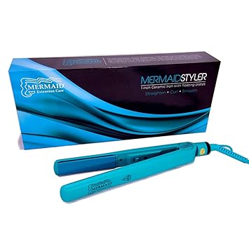 mermaid waves with flat iron
