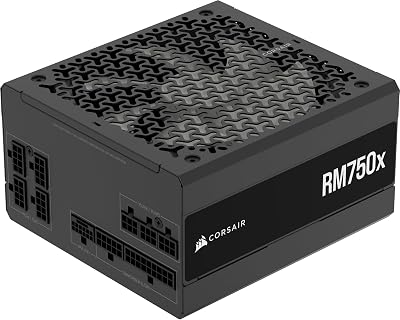 Corsair RM750x Fully Modular Power Supply ATX 3.1 PCIe 5.1 Gold Efficiency