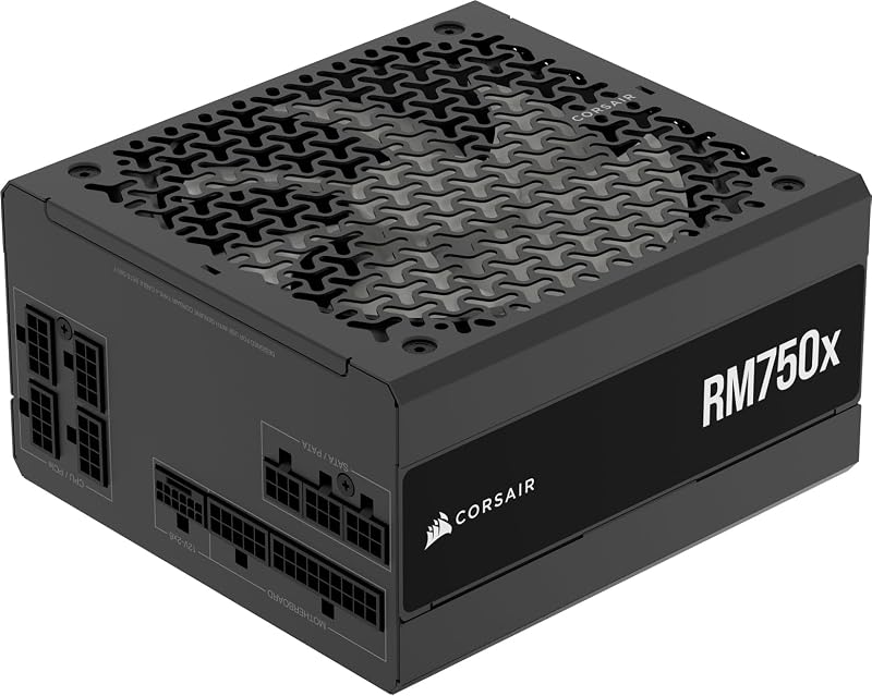 Corsair RM750x Fully Modular Power Supply ATX 3.1 PCIe 5.1 Gold Efficiency