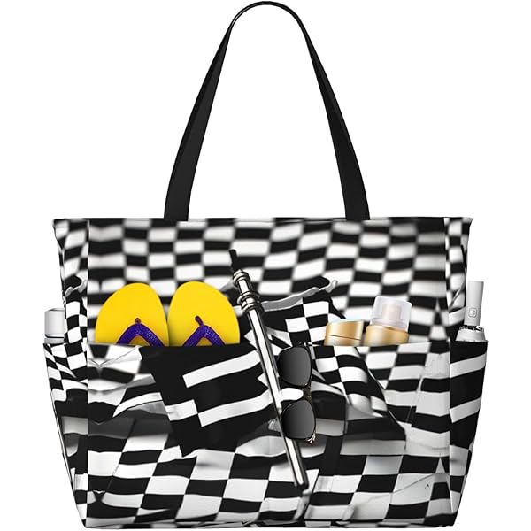 バッグ JAST SHOW TOTE BAG VALLAD Amazon.com: XZDHL Black and white lines Waterproof Durable