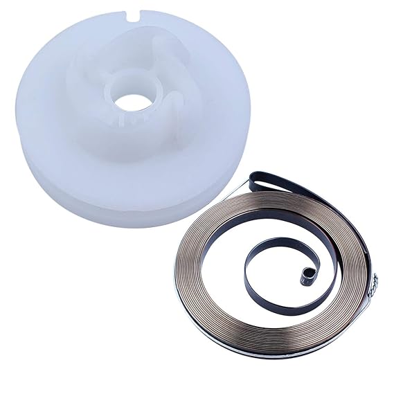 Haishine Recoil Rückholstarter Pulley Spring für Husqvarna 362 365 371 372 372 XP 385 390 Chainsaw Teile