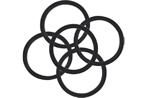 AGSISK 4 Inch Camlock Gasket (5PACK) - Quick-Connect Hose Fitting Seal for Lever Lock Coupling Female Coupler, Replacement Rubber Washer