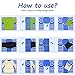 Sealegend V1 Shirt Folding Board t Shirts Clothes Folder for Adults Durable PP Plastic Easy and Fun Laundry folders Effortless Folding Helper for Space-Saving Storage, Blue