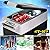 Costway 54 Quart Portable Refrigerator/Freezer Compact Vehicle Car Mini Fridge Electric Cooler for Truck Party, Travel, Picnic Outdoor, Camping (Black and Grey)