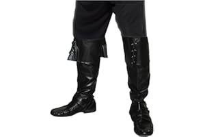 SMIFFYS Smiffy's Men's Pirate Bootcovers Deluxe
