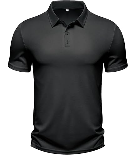 MAGCOMSEN Men's Polo Shirts Short Sleeve Golf Quick Dry Collared