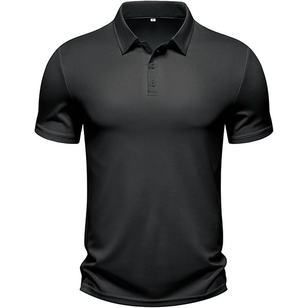 Amazon.com: JEsilunmaMY Men's Solid Color Lapel Polo T-Shirts