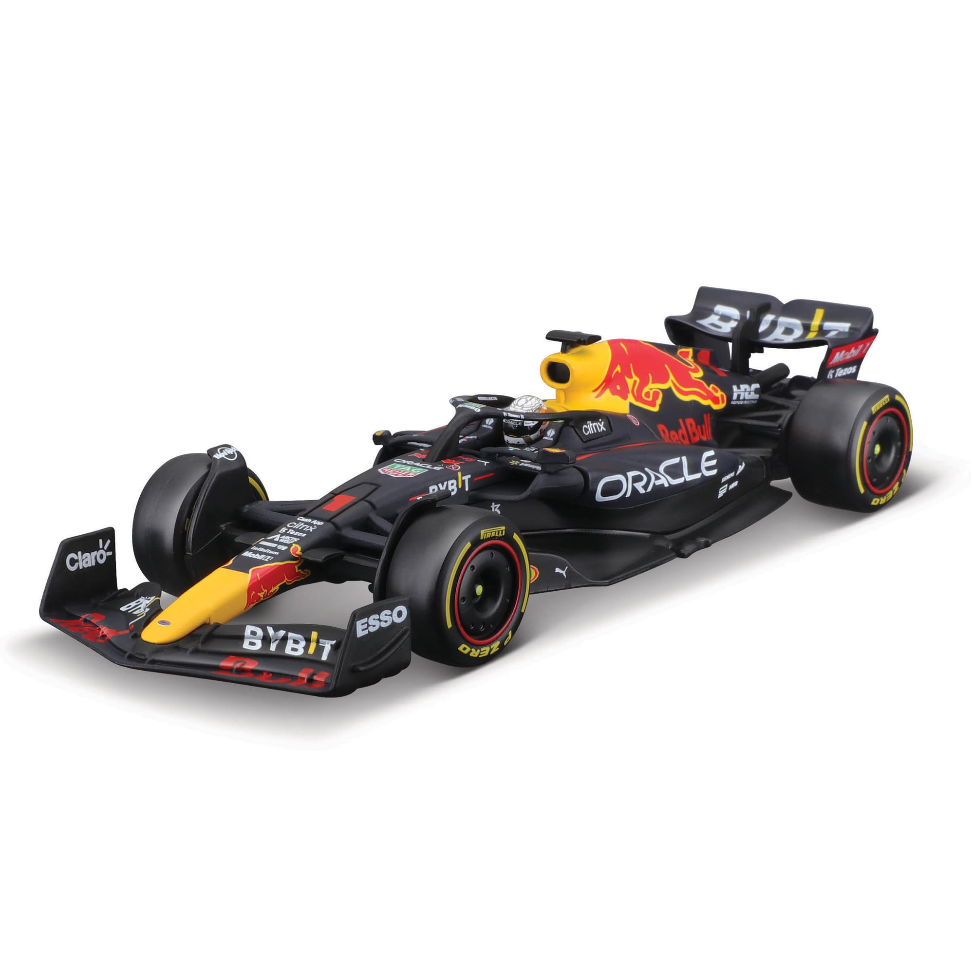 Bburago F1 Red Bull RB18 (2022) 1 43 scale model car, 11 Sergio Perez, with driver, hard case (18-38062P), assorted colors