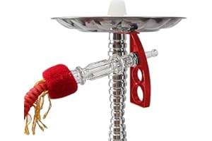 AGSDGAWD Hookah Hose Holder Shisha Mouthpiece Holder Ring Hookah Hose Grommet Hookah Hoses Hook Fixed Hose Shisha Accessories(Color:Red)