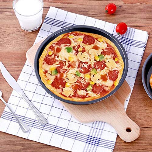 Aviat 1Pc Pizza Tray 7inch Baking Pan Mold Useful Round Deep Dish Nonstick Pie Bakeware Kitchen Cookware DIY for Breakfast Birthday Party