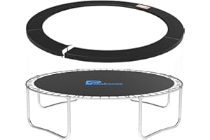 Polwkscas Trampoline Pad 10ft 12ft 14ft 15ft 16ft Trampoline Replacement Safety Pad, Waterproof and Tear-Resistant Safety Spring Cover Round Frame Pad, Trampoline Pad Replacement