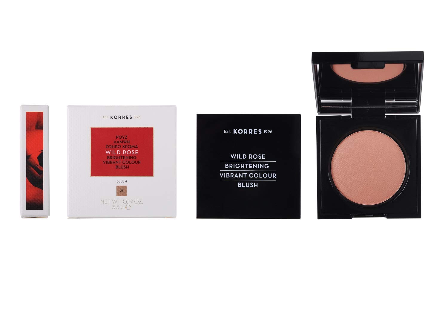 Korres Wild Rose Blusher 31 Light Bronze Pack of 1 x 5.5 g