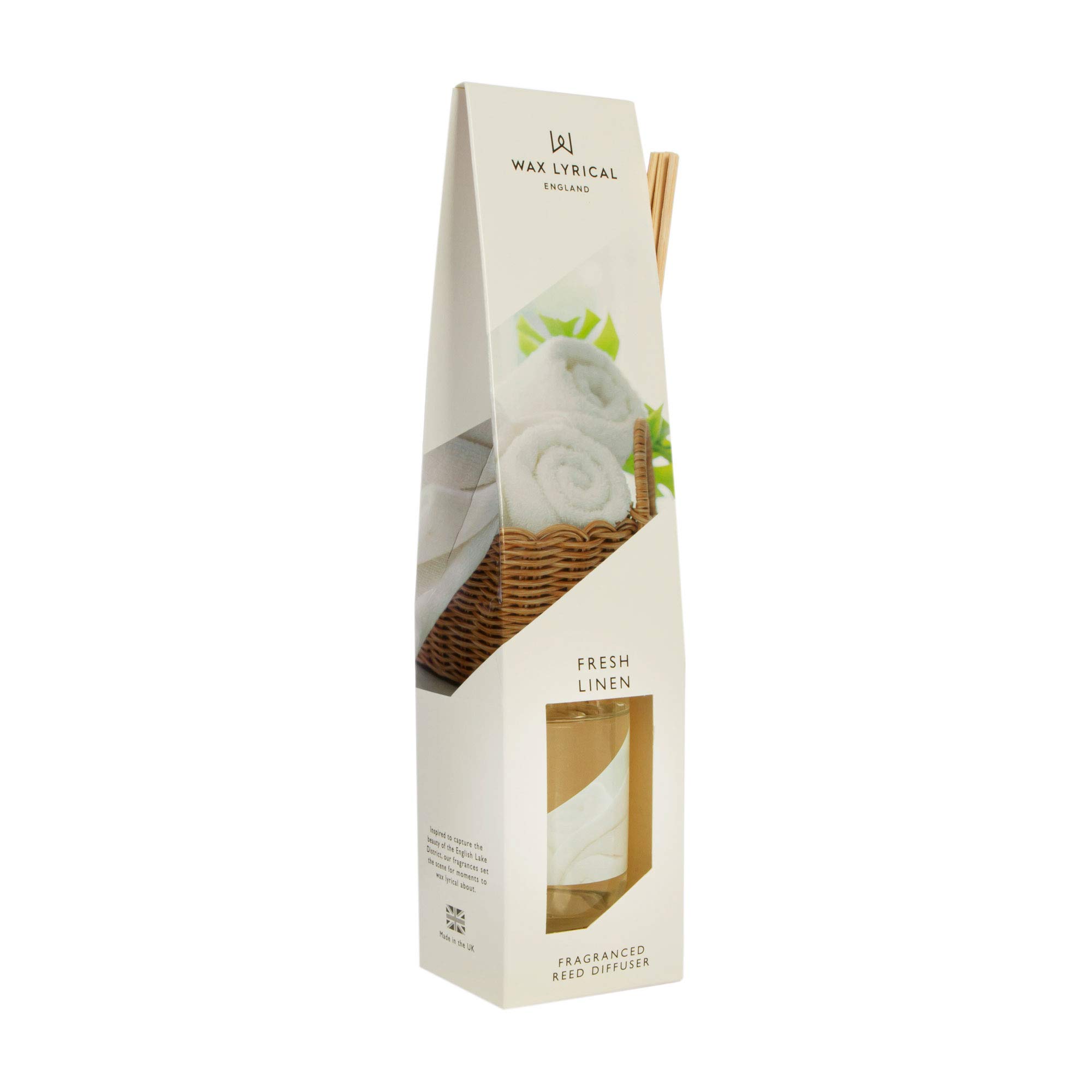 WAX LYRICAL Reed Diffuser 100ml, Fresh Linen