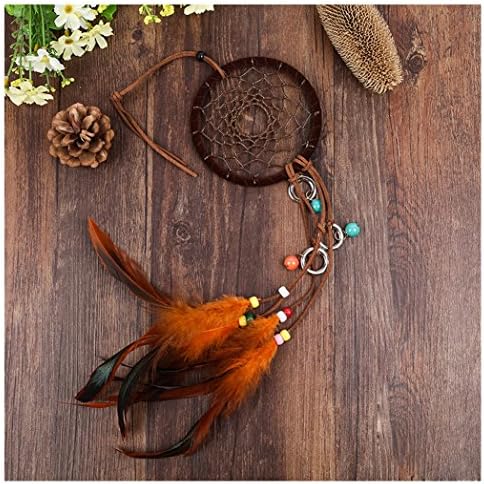WCHUANG Handmade Dream Catcher with Color Beads Car Pendant, Wall Hanging Ornament Wedding Party Favor, Baby Shower, Birthday Gift