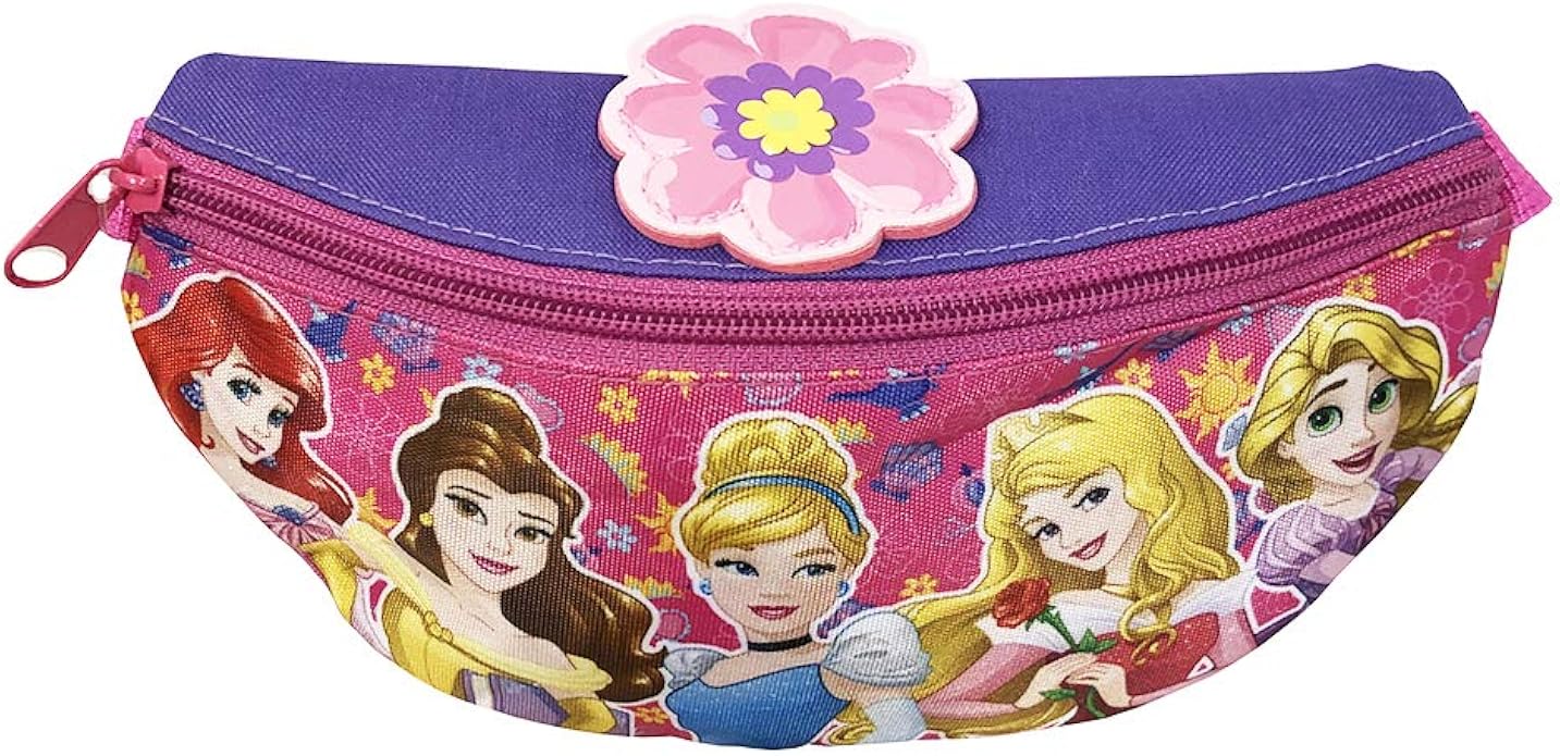 Amazon ディズニープリンセス ウエストポーチ お花付き バッグ ポシェット かわいい 女の子 ショルダーバッグ ポシェット