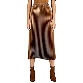 Anne Klein Womens Pull on Pleated Skirt