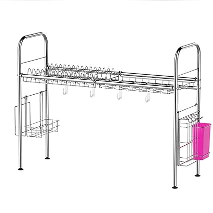 WSSZZ319 Edelstahl-Geschirrkorb-Spülbecken-Abtropfgestell-Küchengestell liefert Lagerregal-Pool zum Trocknen des Geschirrschü