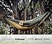 [Durable Hammock & Strap Bundle] Serac Classic Portable Single Camping Hammock with Suspension System - Perfect for The Backpack, Lightweight Travel and Camping (Old Growth Olive/Green)