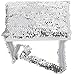 Sequin Trim, Sewing Accessories and Supplies (Silver, 10 Yards)