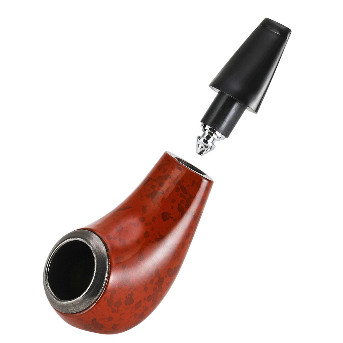 Shiny Small Tobacco Pipe Small Tobacco Pipe Herb Smoking Bowl Wood