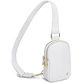 INICAT Anti Theft Crossbody Bag for Women, Small RFID Blocking Sling Purse with Zipper Lock for Travel, Vegan Leather