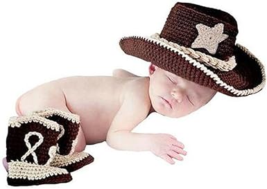 newborn baby cowboy hat