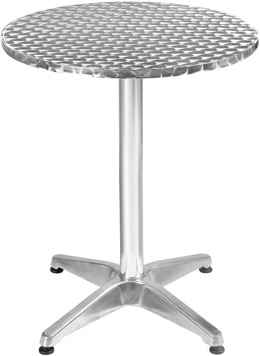 Amazon Com Dining Chrome Brass Stainless Steel Round Table