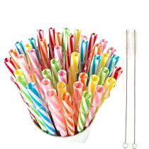 Pailles Réutilisables Multicolores – Lot de 6 Pailles Festives pour EVJF ou Soirée à Thème - | Boutique d'habillage - Boutique de fête - Boutique de carnaval