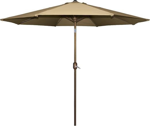 Bond 65677 Aluminum Umbrella 7 By 9 Inch Natural Amazon Ca Patio Lawn Garden