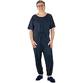Ovidis Dementia Clothes - Alzheimers Anti-Strip Jumpsuit with Back-Zipper for Elderly Men - Bobby