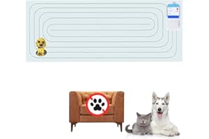 PAPARELA Scat Shock Mat for Dogs and Cats Indoor, Pet Shock Mats for Training Pets, Electric Repellent Mat Keeps Dogs and Cats off Counter, Couch and Sofa, 3 Training Modes (One Piece 30"x 16" With Tester)