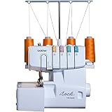 Brother Serger, 1034D, Heavy-Duty Metal Frame Overlock Machine, 1,300 Stitches Per Minute, Removeable Trim Trap, 3 Included A