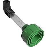 The Famous AC Drain Line Cleaner &amp; Vacuum Adapter for HVAC Condensate Clogs | HVAC Drain Line Unclogger Tool, NO Plumber Needed. Universal Fit Wet/Dry Shop Vac Hose, Clear See-Through Fitting, DIY