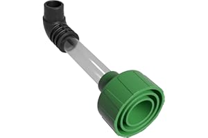EZVAC - AC Drain Line Cleaner Adapter Evacuates & Unclog AC Drain Line - HVAC to PVC AC Drain Line Cleaner Tool - Universal Fit AC Drain Line Unclogger - AC Drain Line Cleaning Tool - Clear Visibility