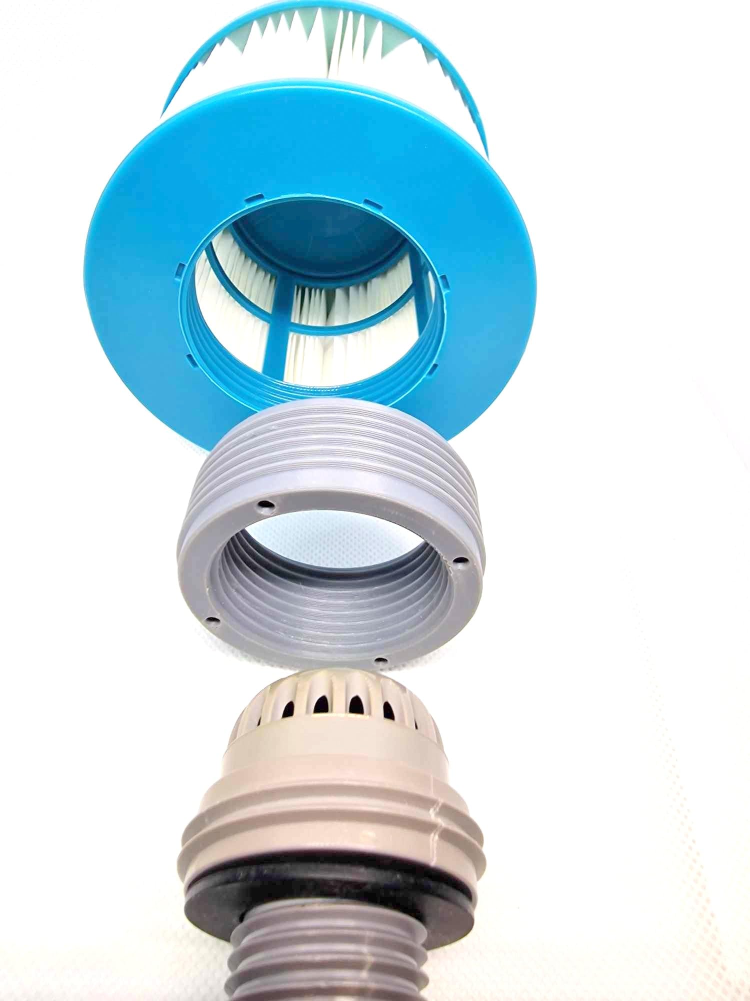Filter Mount Adapter Screw Compatible with Bestway Lay Z Spa Salu Spa Coleman Portable Inflatable Hot Tubs (Adapter Only for Filter with thread)