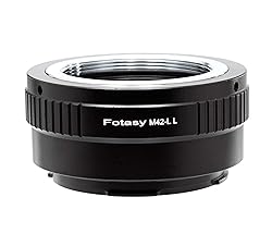 Fotasy Adjustable M42 Lens to L Mount Adapter, 42mm