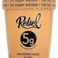 Rebel Ice Cream - Low Carb, Keto - Snickerdoodle (8 Count)