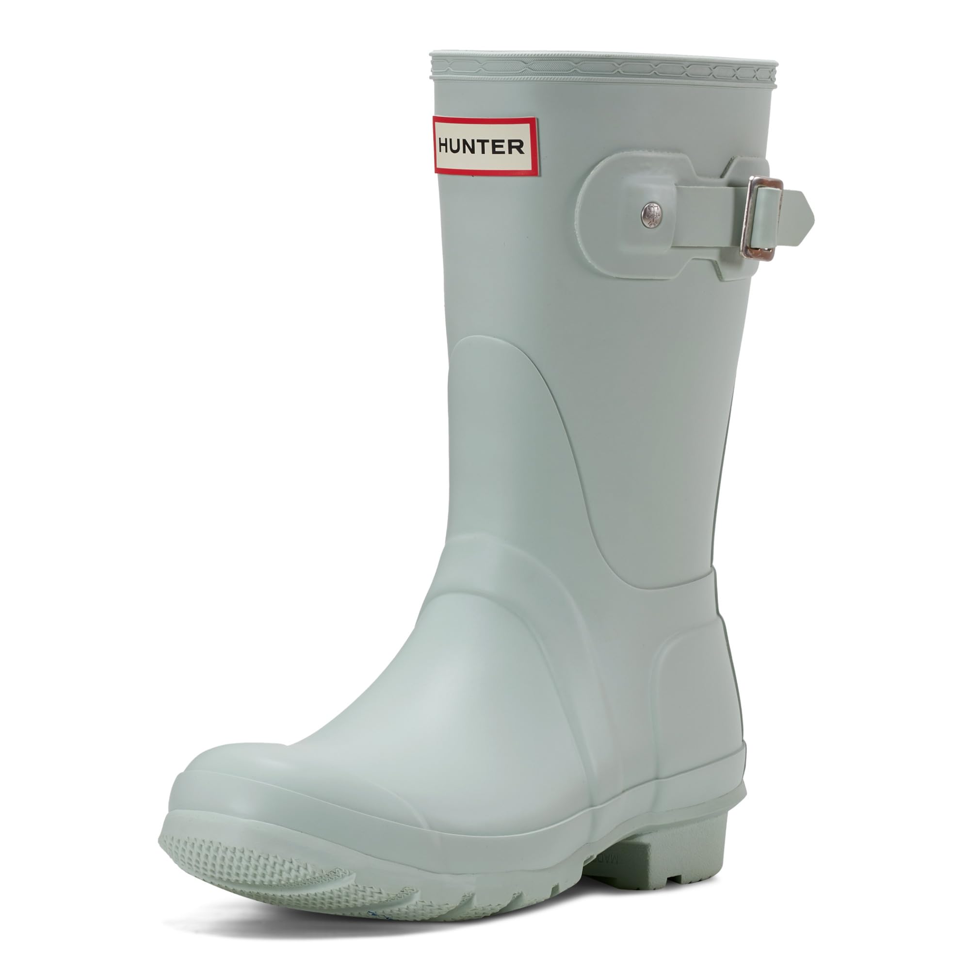 Hunter Women's Original Short Rain Boots, Light Green, 11 Image