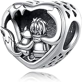 Vito 925 Sterling Silver Cross Charms Bead for Women, Vintage European Religion God Beads for European Bracelets Diy Jewelry Gift