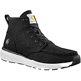 Carhartt Haslett Canvas Men's Chukka Boots - Moc Toe Work Boots for Men with Lightweight LWD Midsole, Arch Support Footbed and FastDry Lining