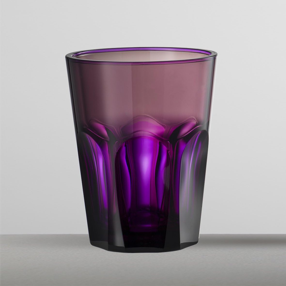 Set 6 Mario Luca Giusti Double Face Glass Cobalt Violet